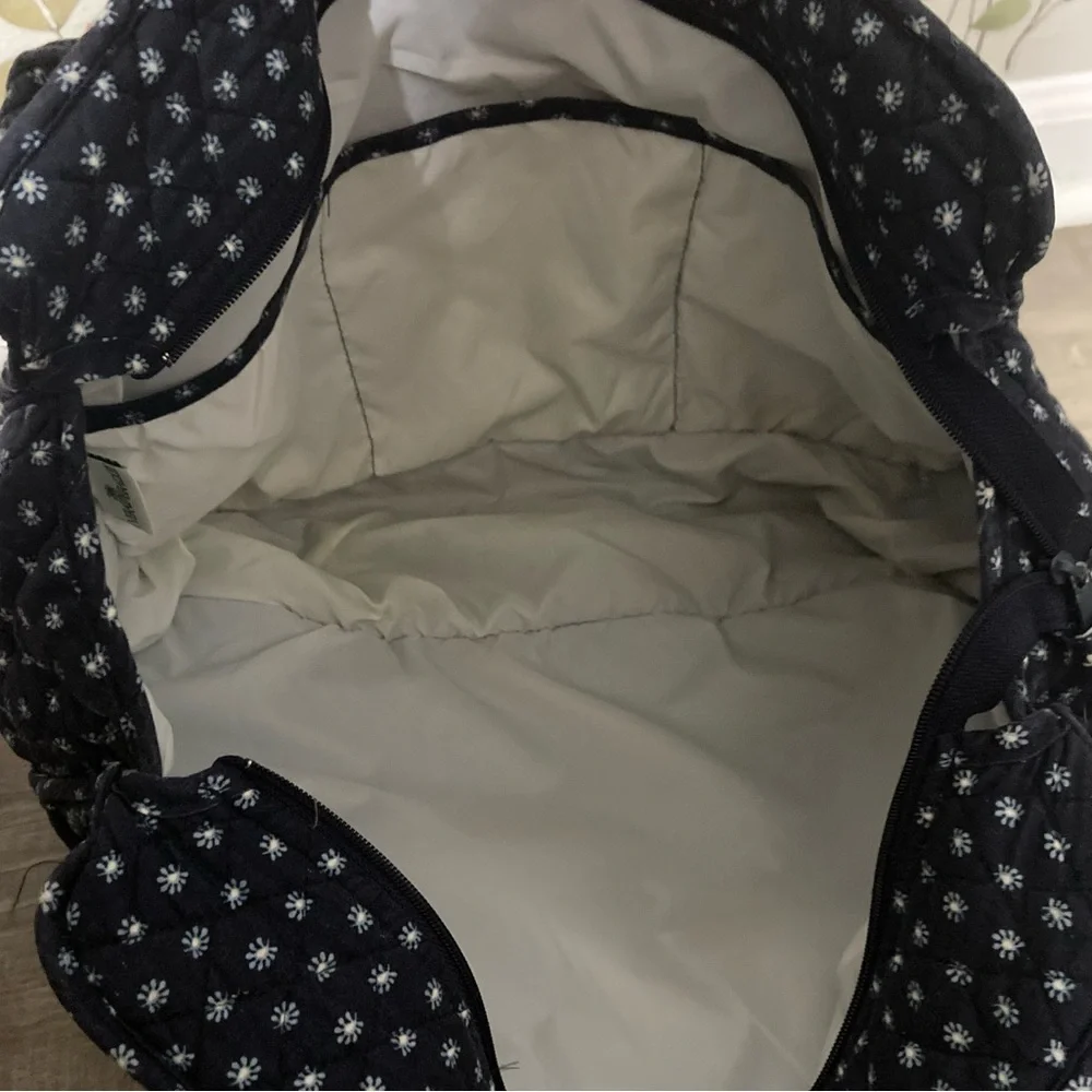 Vera Bradley Nantucket Navy Quilted Diaper Bag